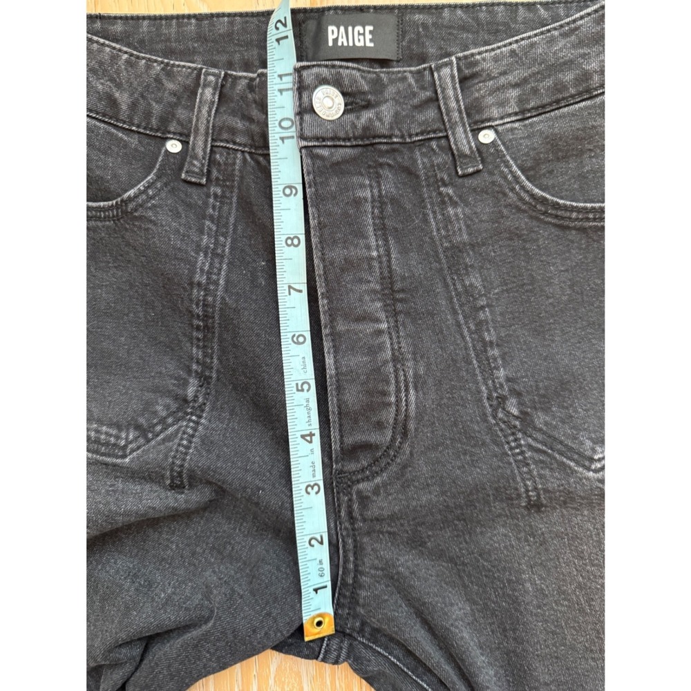 PAIGE Womens Alexis Jeans High Rise Wide Leg Patch Pocket Denim Size 27 - Picture 7 of 10